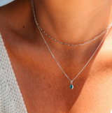 Birthstone Drop Necklace • September