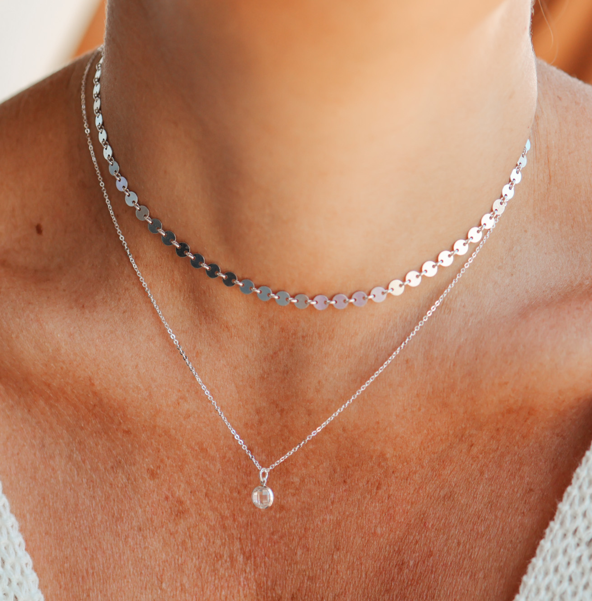 Personalised jewellery – handmade jewellery – KBN jewellery – Australian made jewellery – crystal pendant – birthstone drop necklace – birthstone pendant for necklace – crystal birthstone drop  – birthstone jewellery – diamond  stone pendant – clear birthstone for necklace – April birthstone pendant – April  birthstone drop