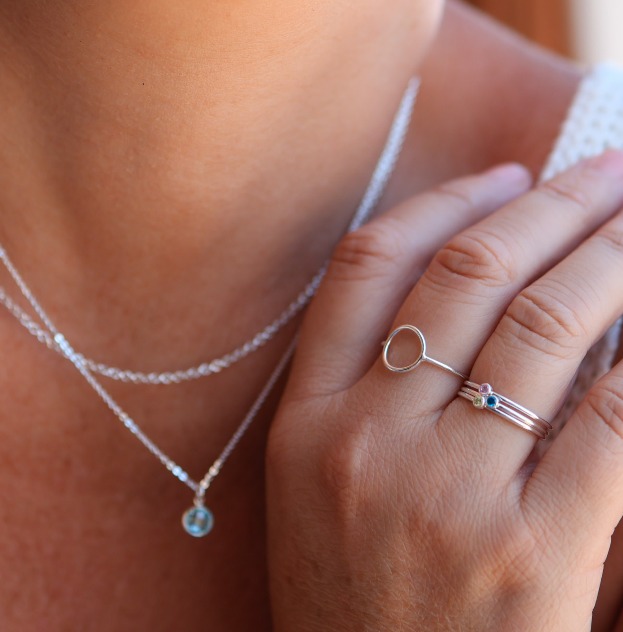 Personalised jewellery – handmade jewellery – KBN jewellery – dainty ring – birth month ring – birthstone ring – affordable ring – wisdom  ring – September stone rings – birthstone ring – stacking ring 