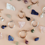 Anastasia • Gemstone Adorned Hoops