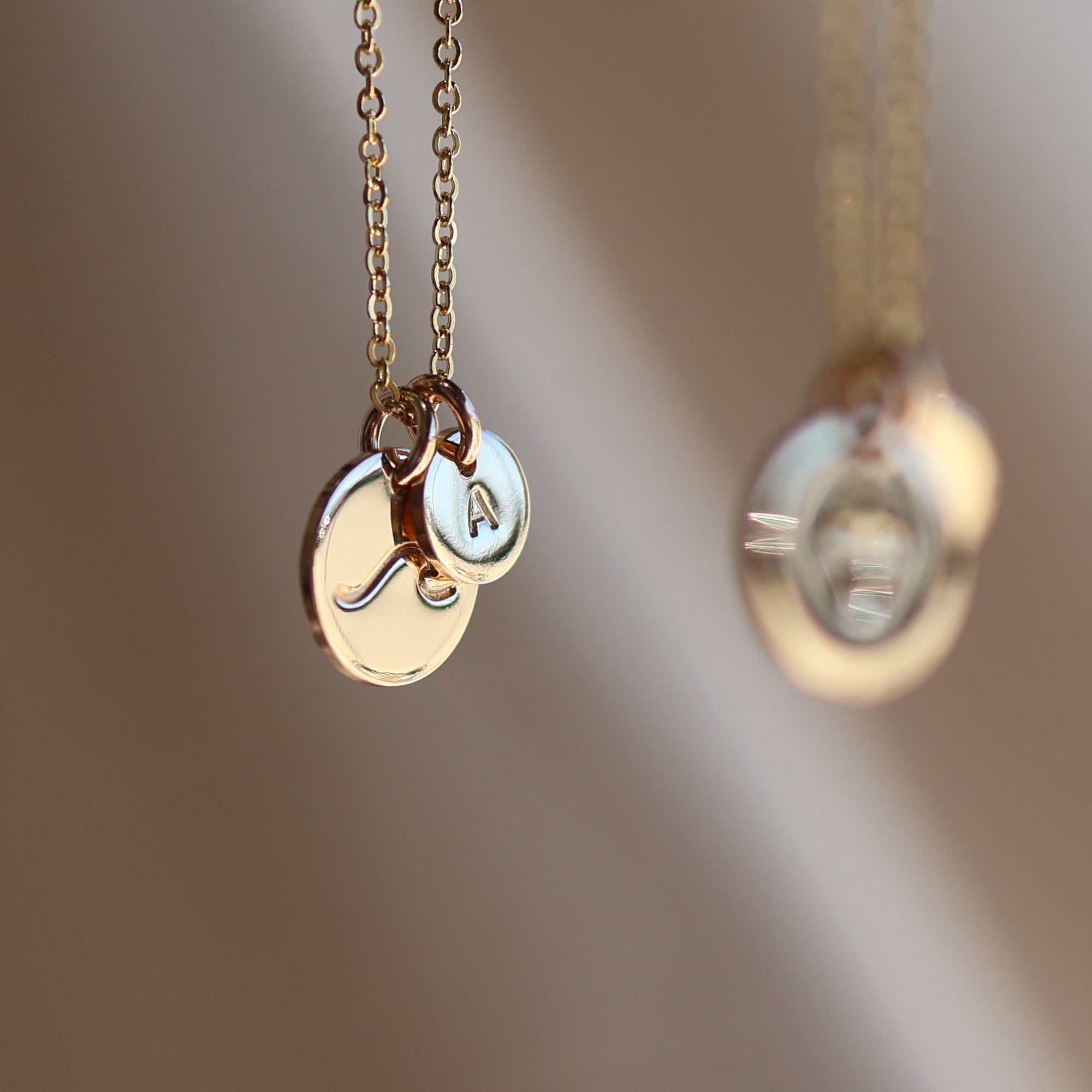 Personalised jewellery - KBN Jewellery - handmade jewellery – Personalised Jewellery gifts – personalised necklace – simple pendants – symbol necklace – initial necklace – dainty jewellery