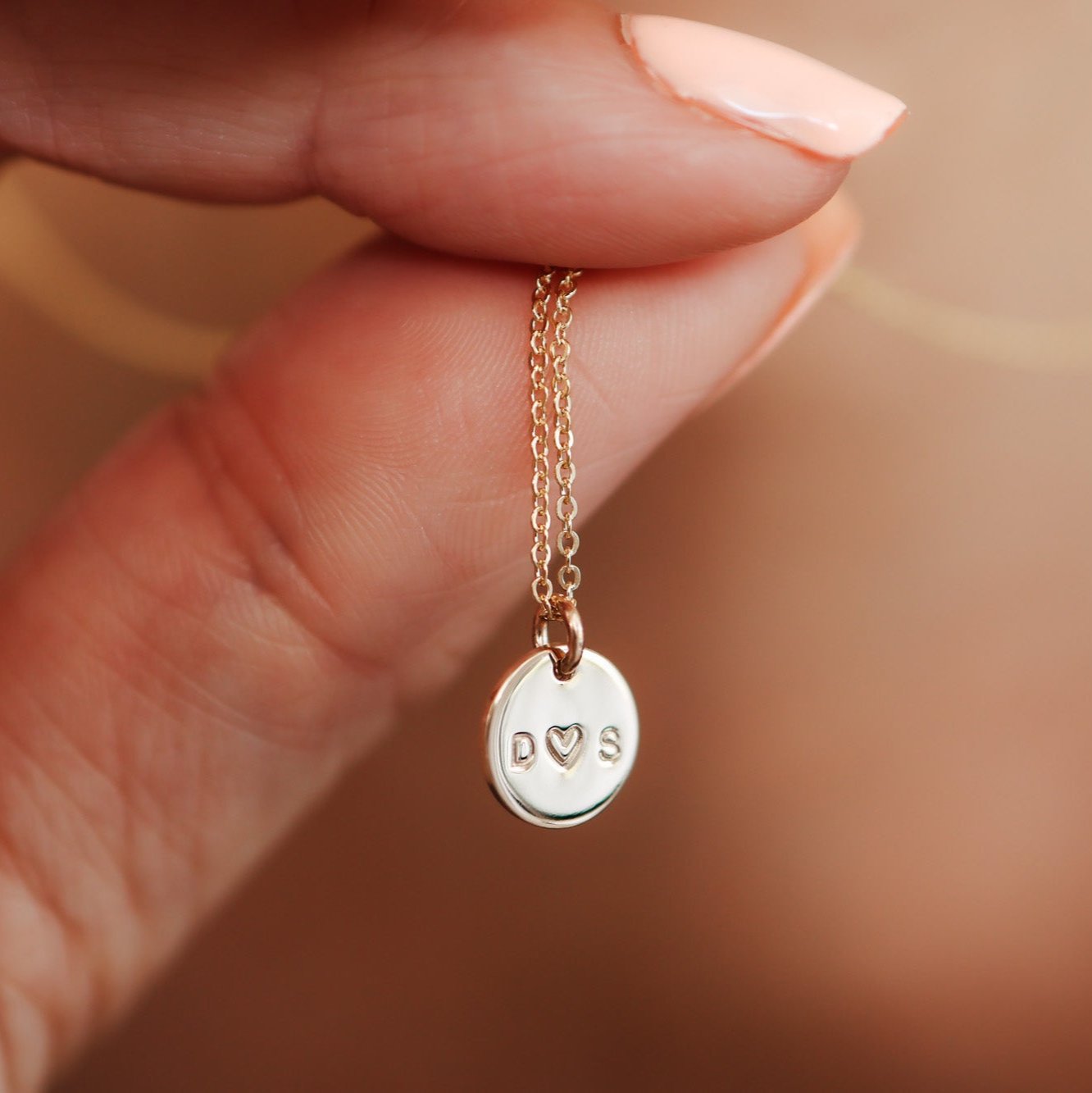 Personalised jewellery - KBN Jewellery - handmade jewellery – Personalised Jewellery gifts – Dainty jewellery – Australia made jewellery – small pendant necklace – intial necklace – couple necklace – you and me necklace 