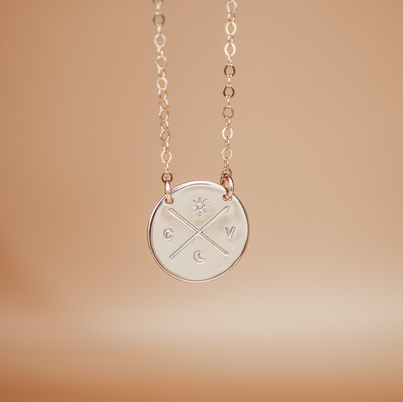 Cross My Heart Large Pendant Necklace KBN Jewellery
