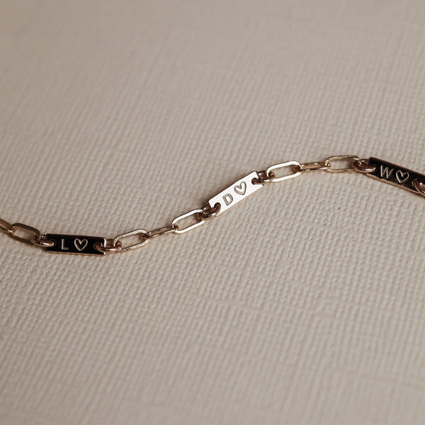 KBN Jewellery Always Link Bracelet Personalised Jewellery Brisbane