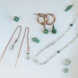 Anastasia • Gemstone Adorned Hoops