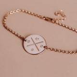 Cross My Heart Bracelet • Large Pendant Bracelet