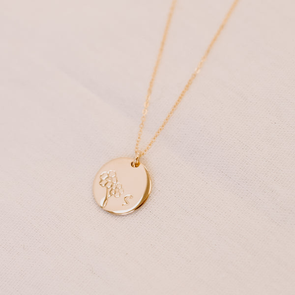 Forget Me Not • Medium Pendant Necklace