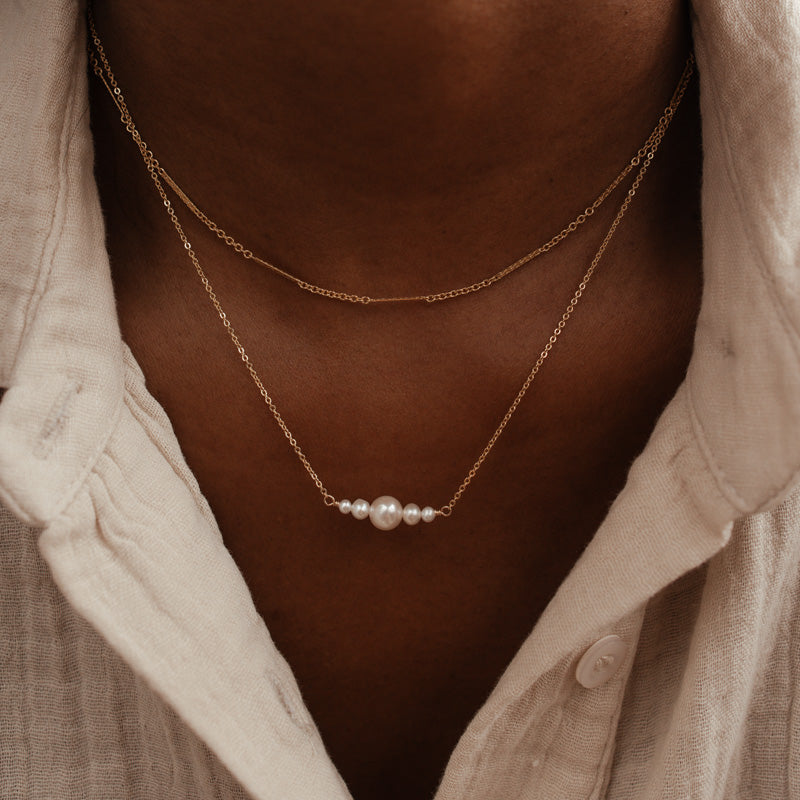 Personalised jewellery - KBN Jewellery - handmade jewellery – custom jewellery gifts – dainty necklace – stacking necklace – layering bracelet – simple bracelet – affordable jewellery – Australian made jewellery – squashed chain – unique chain 