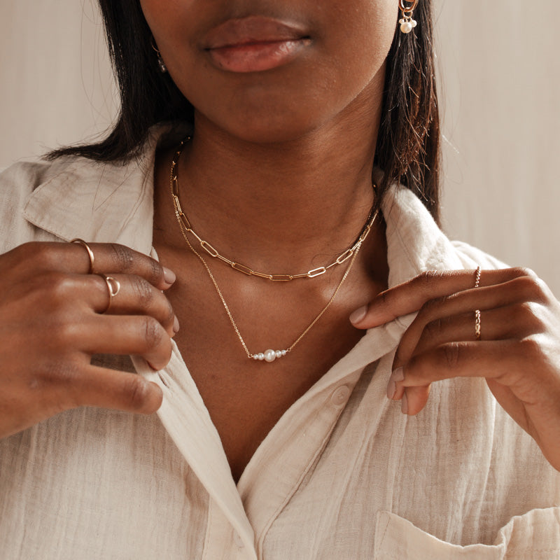 Personalised jewellery - KBN Jewellery - handmade jewellery – Personalised Jewellery gifts – Dainty jewellery – thick chain – statement necklace – thick linked chain – large link necklace 