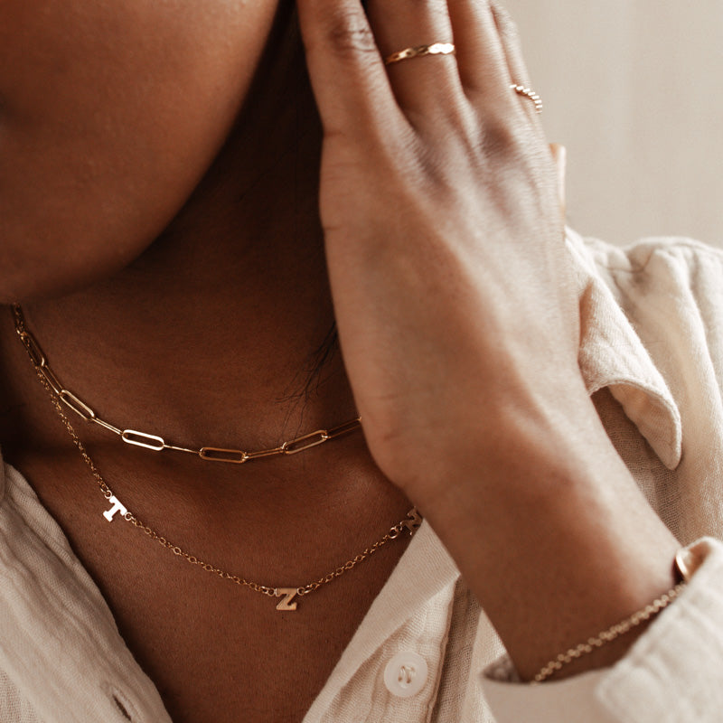 Personalised jewellery - KBN Jewellery - handmade jewellery – Personalised Jewellery gifts – Dainty jewellery – thick chain – statement necklace – thick linked chain – large link necklace 