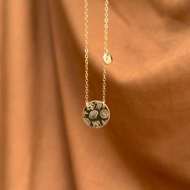 Spring Collection • Large Double Hole Pendant Necklace