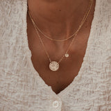 Spring Collection • Large Double Hole Pendant Necklace