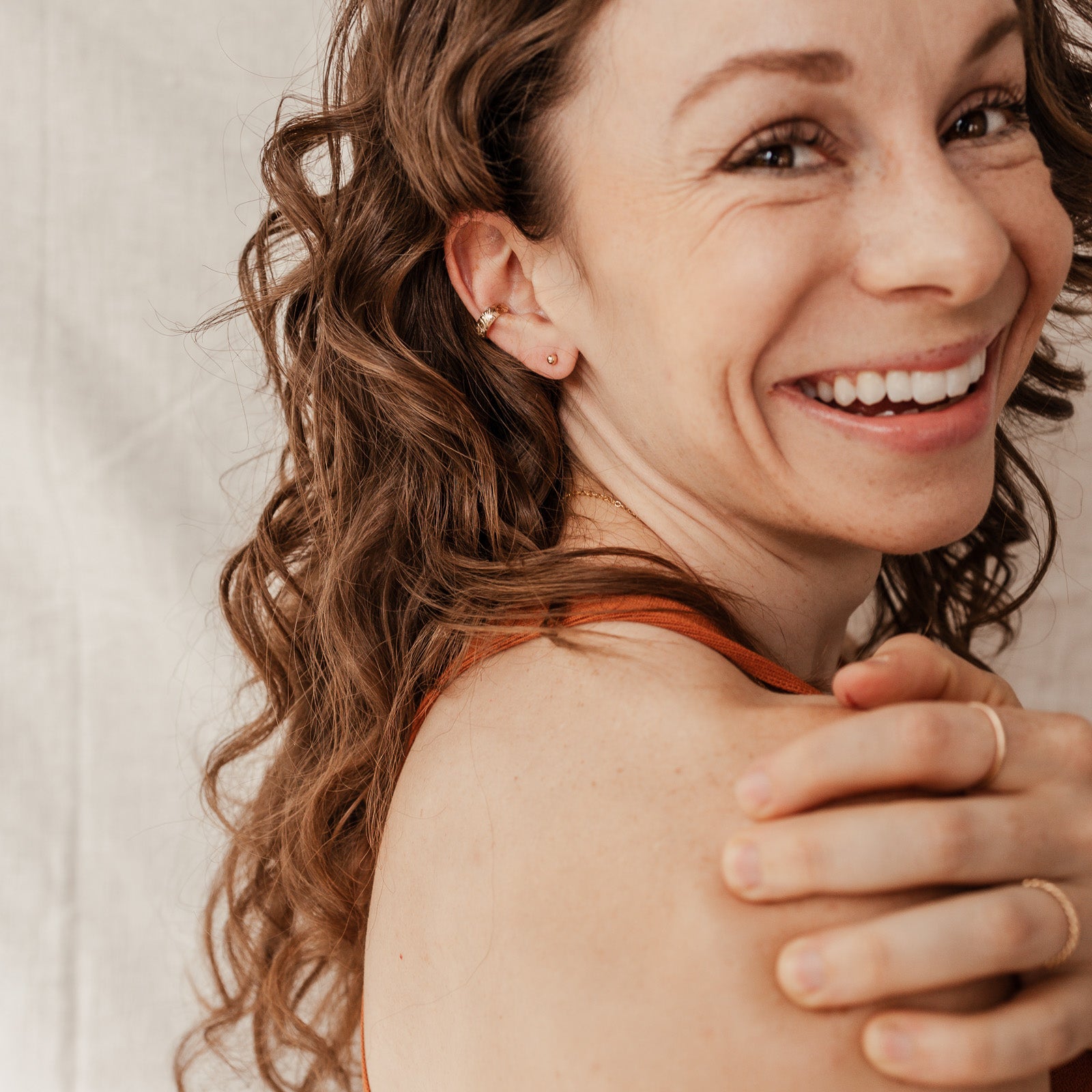 Personalised jewellery - KBN Jewellery - handmade jewellery – Personalised Jewellery gifts – Australian Made – ear cuff – no piecing earring – cuff earring – thick cuff – patterned ear cuff 