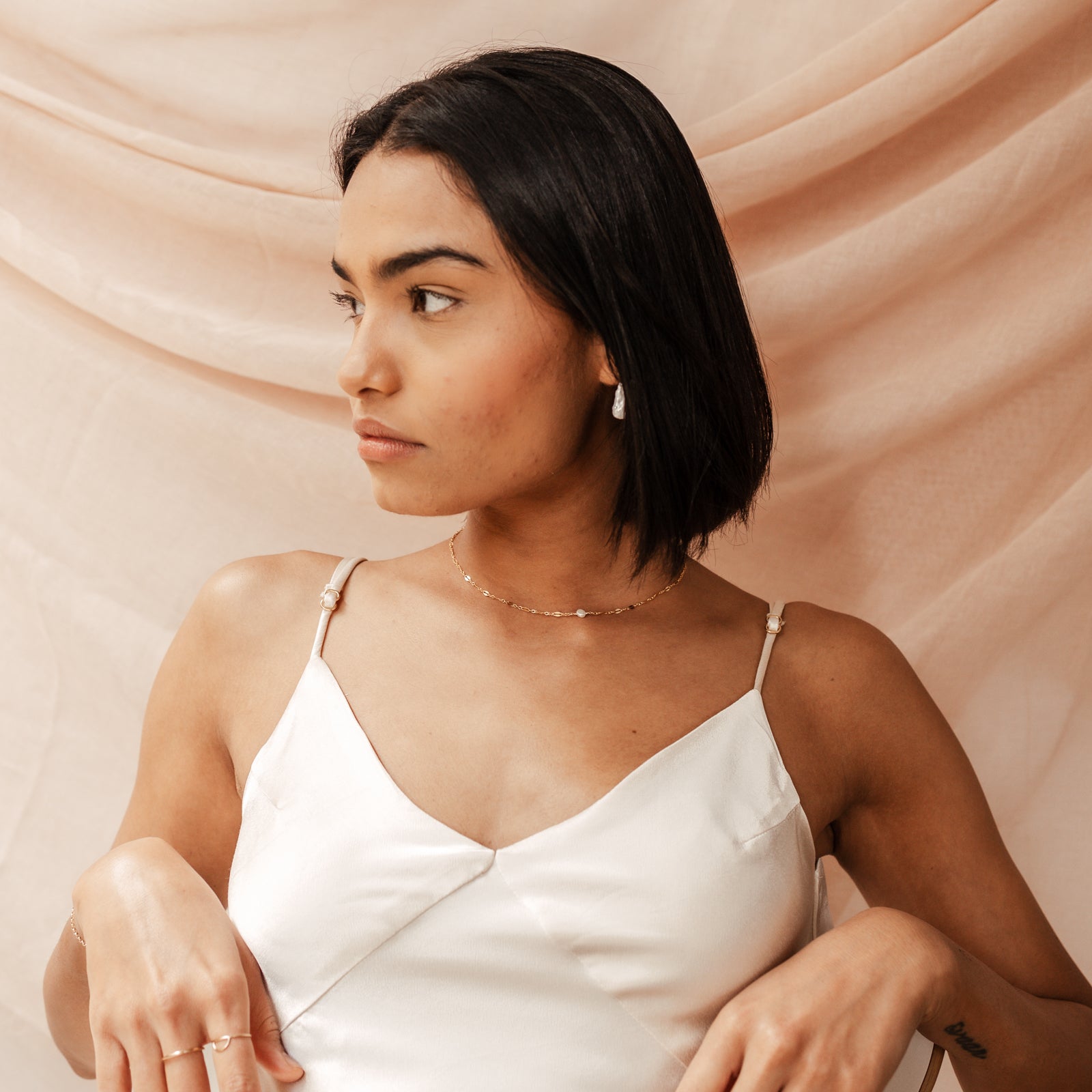 Personalised jewellery - KBN Jewellery - handmade jewellery – Personalised Jewellery gifts – Dainty jewellery –  single pearl necklace – wedding gift idea – bridal jewellery – bridal shower jewellery – bridesmaids gift – freshwater pearls – real pearl necklace – affordable pearl necklace 