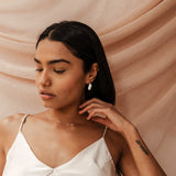 Tidal • Molten Pearl Earrings