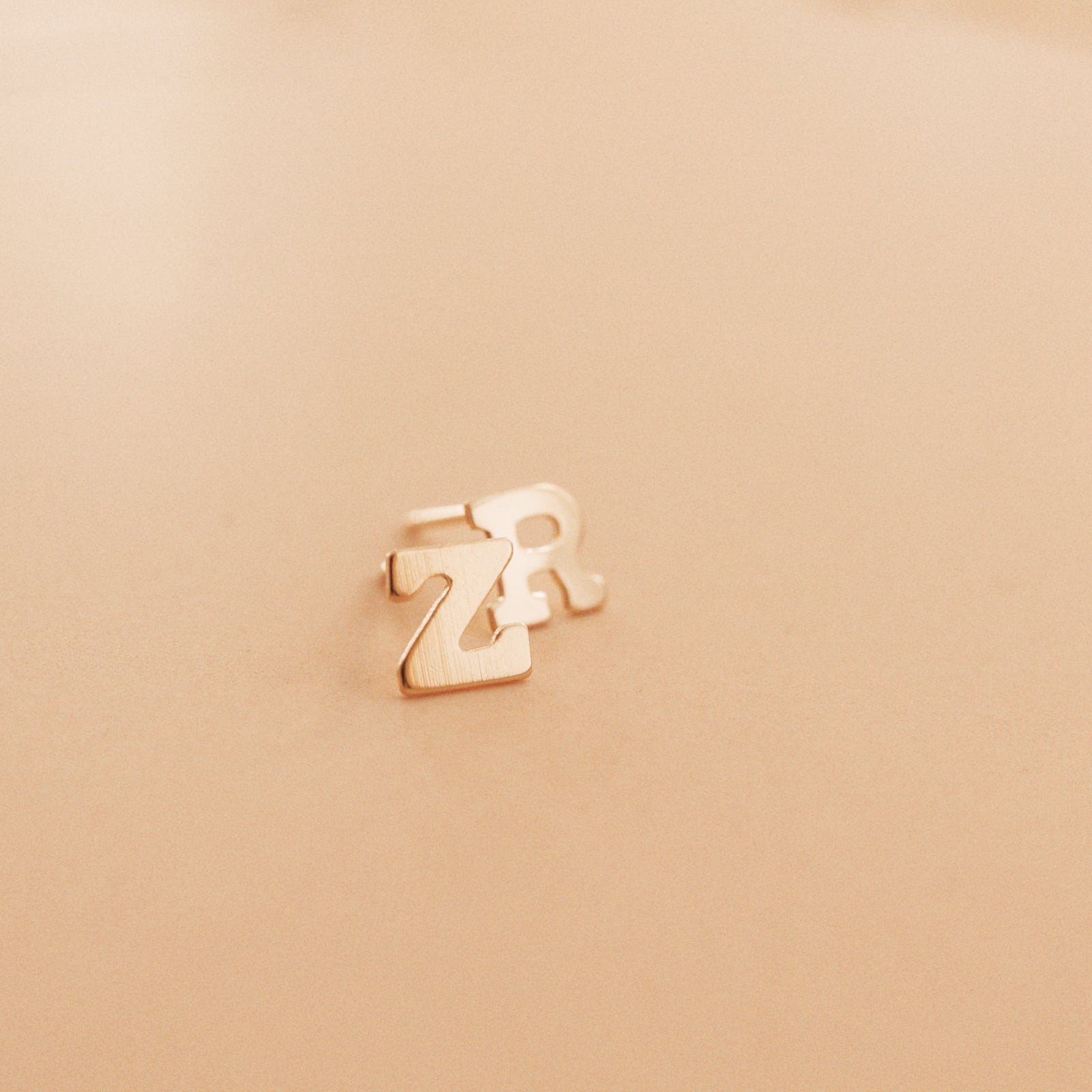 Personalised jewellery - KBN Jewellery - handmade jewellery – Personalised Jewellery gifts – Australian Made – initial stud earrings – letter initial earring – children initials studs 