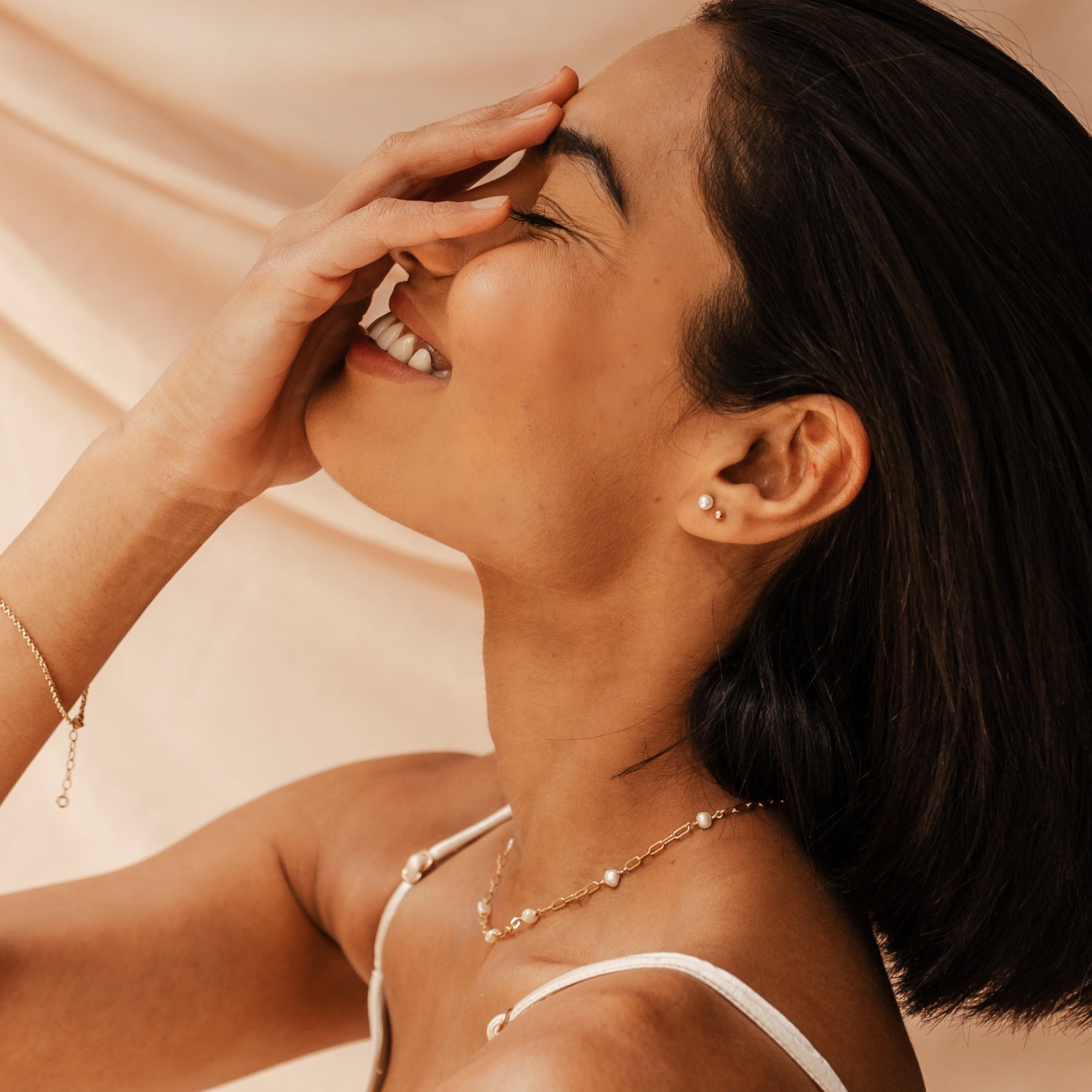 Personalised jewellery - KBN Jewellery - handmade jewellery – Personalised Jewellery gifts – Dainty jewellery – ball stud earrings – ball earrings – stacking  earrings – everyday earrings – sleep friendly earrings – ball studs 