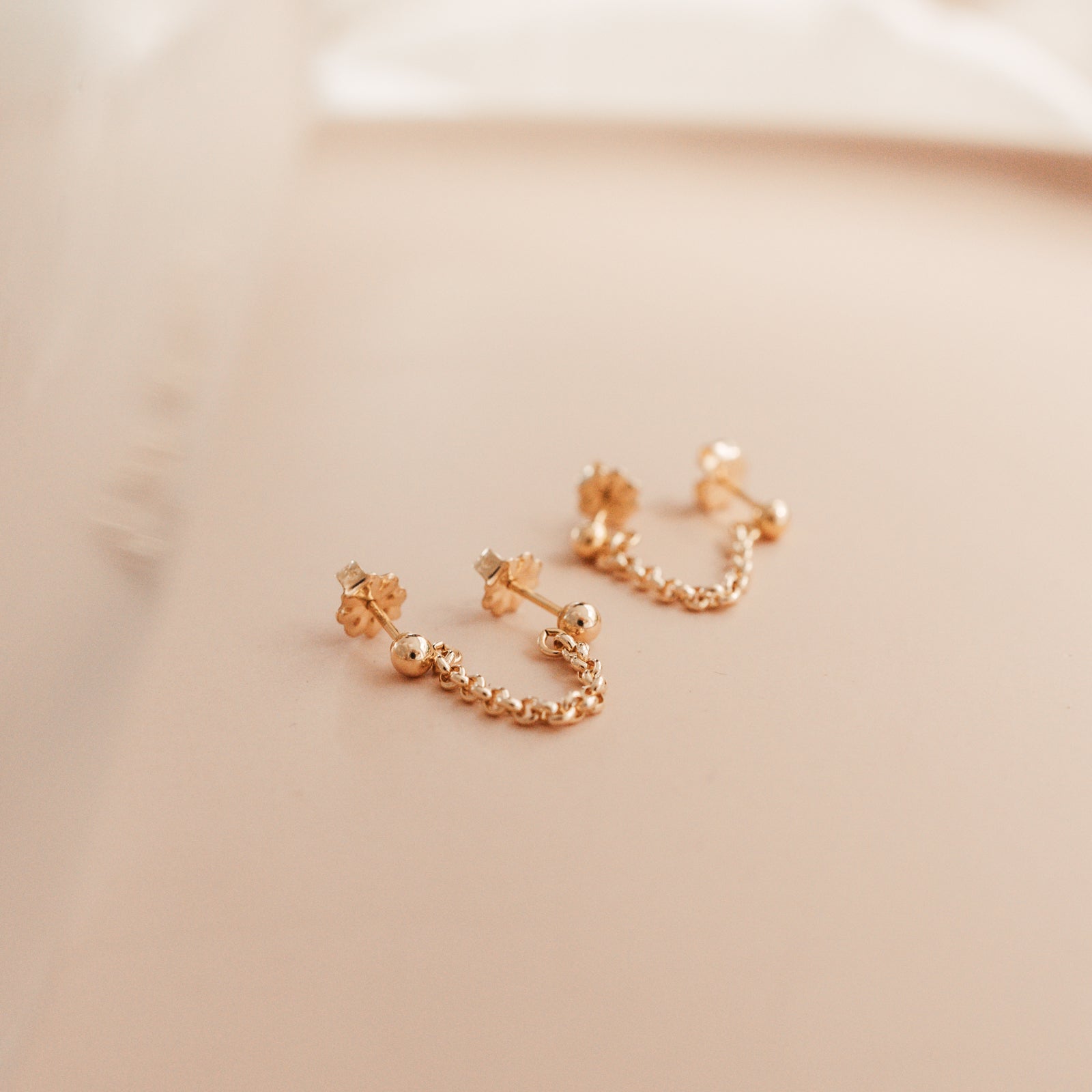 Personalised jewellery - KBN Jewellery - handmade jewellery – Personalised Jewellery gifts – Dainty jewellery- chain earrings – two earrings in one – connecting earrings – studs – handmade earrings 