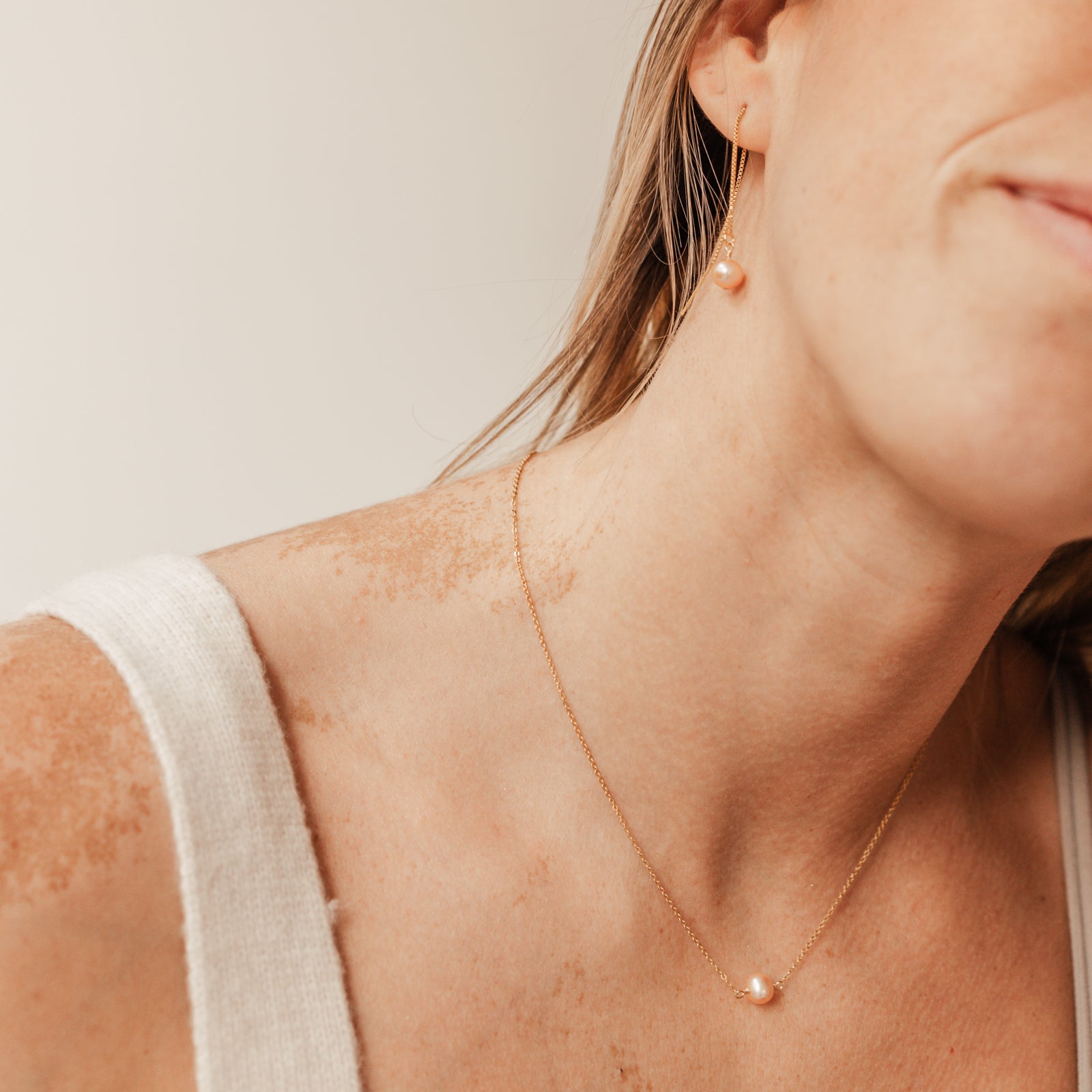 Personalised jewellery - KBN Jewellery - handmade jewellery – Personalised Jewellery gifts –  single pearl necklace – wedding gift idea – bridal jewellery – bridal shower jewellery – bridesmaids gift – freshwater pearls – real pearl necklace – affordable pearl necklace 