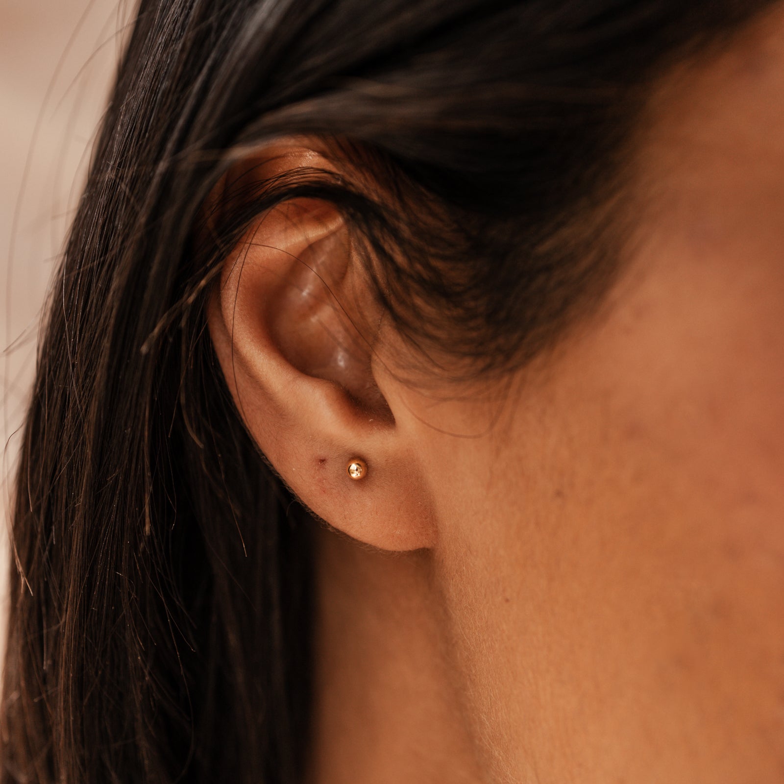 Personalised jewellery - KBN Jewellery - handmade jewellery – Personalised Jewellery gifts – Dainty jewellery – ball stud earrings – ball earrings – stacking  earrings – everyday earrings – sleep friendly earrings – ball studs 