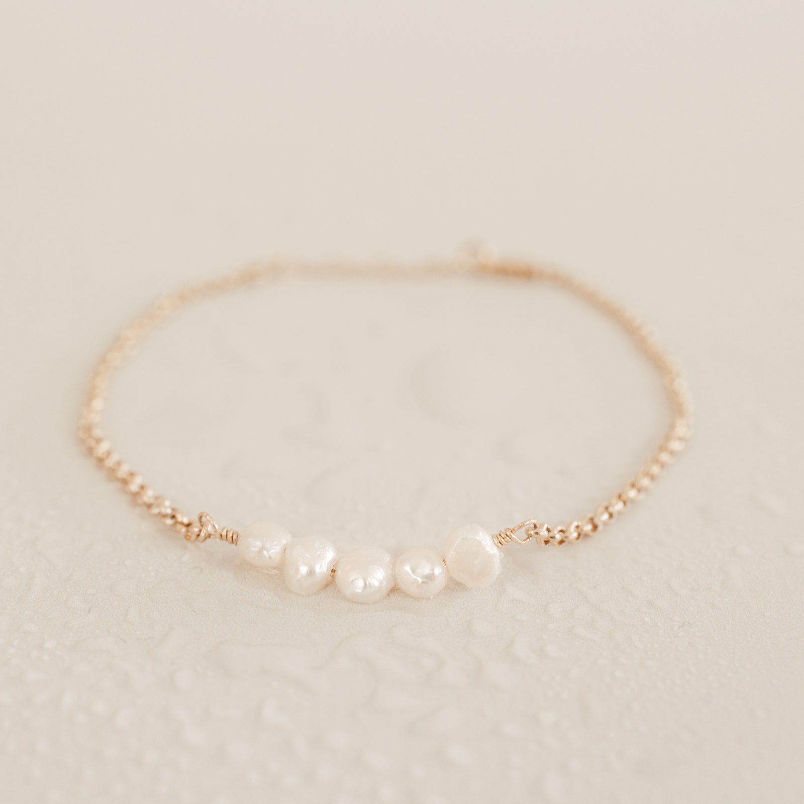 Personalised jewellery - KBN Jewellery - handmade jewellery – Personalised Jewellery gifts – Dainty jewellery – pearl jewellery – pearl bracelet – dainty pearl bracelet – Mothers day gift – wedding gift – natural pearls 