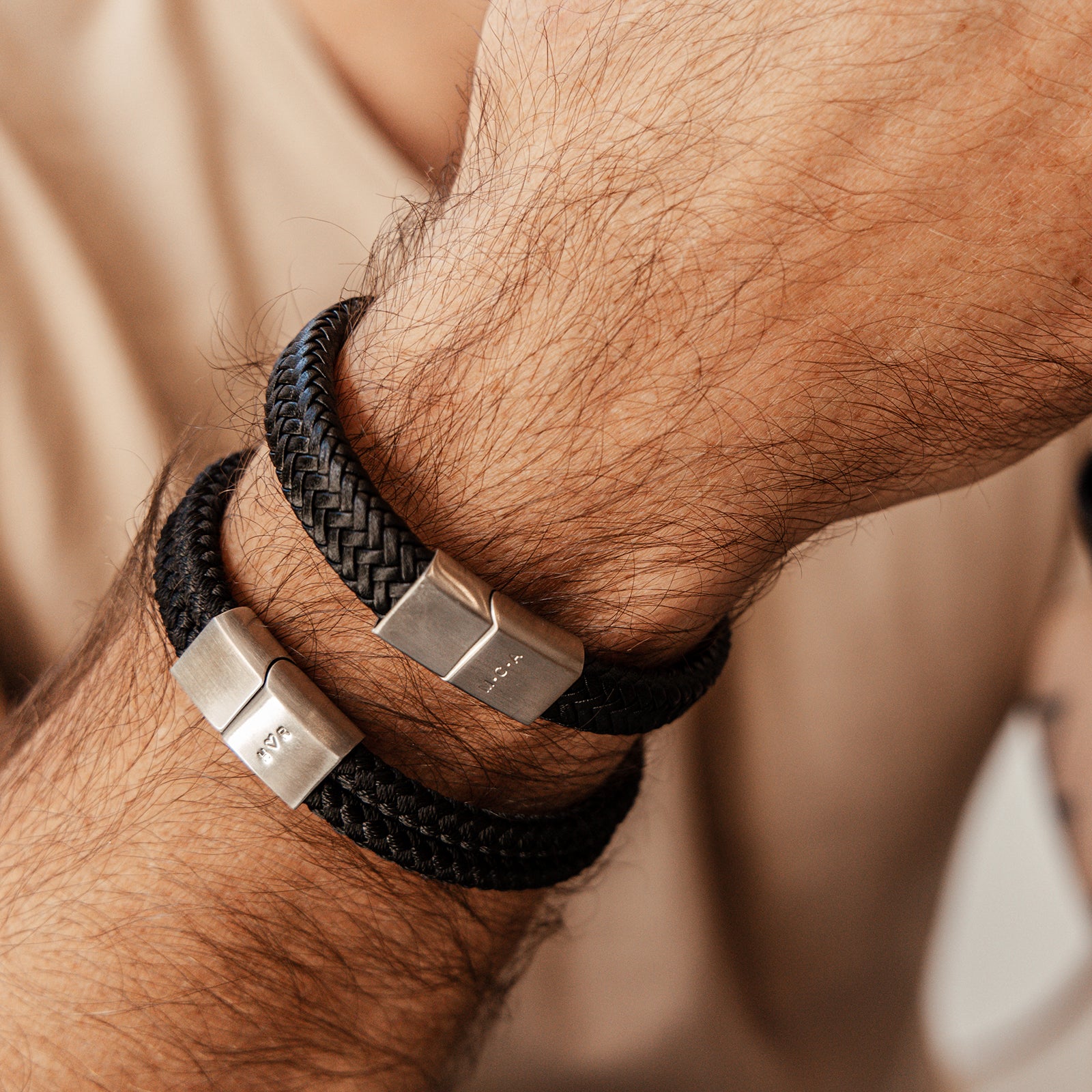 Personalised jewellery - KBN Jewellery - handmade jewellery – Personalised Jewellery gifts- men’s gift idea – gifts for dad – personalised gift for dad – leather bracelet