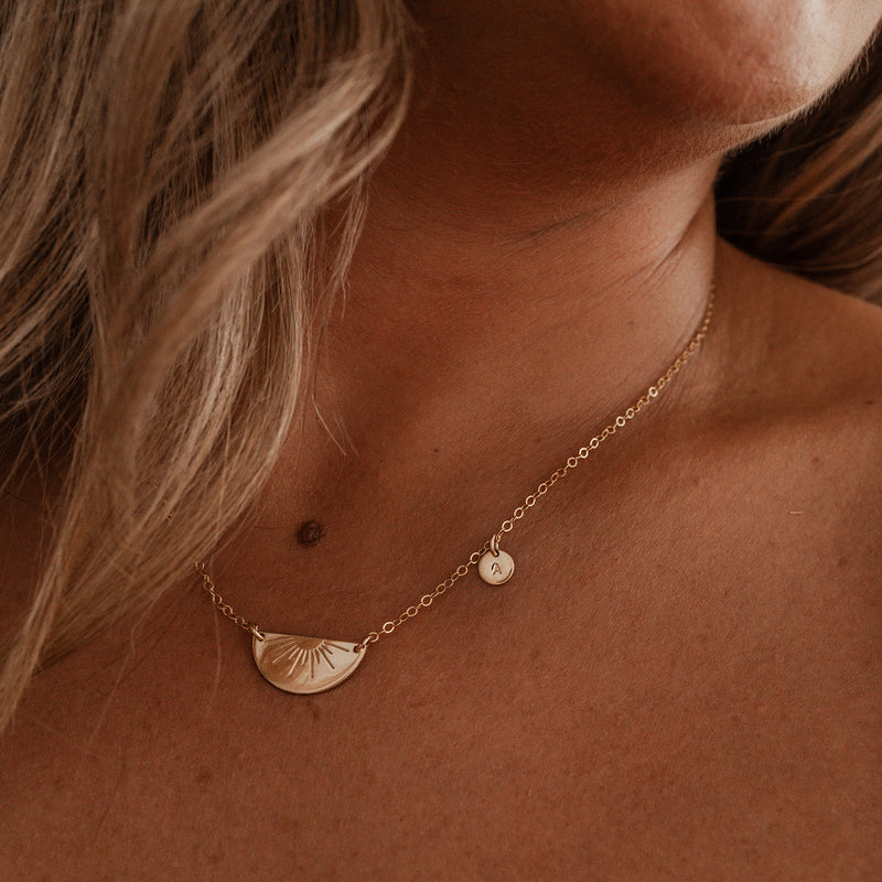 Sonny • Best Friend • Extra Large Half Circle Necklace