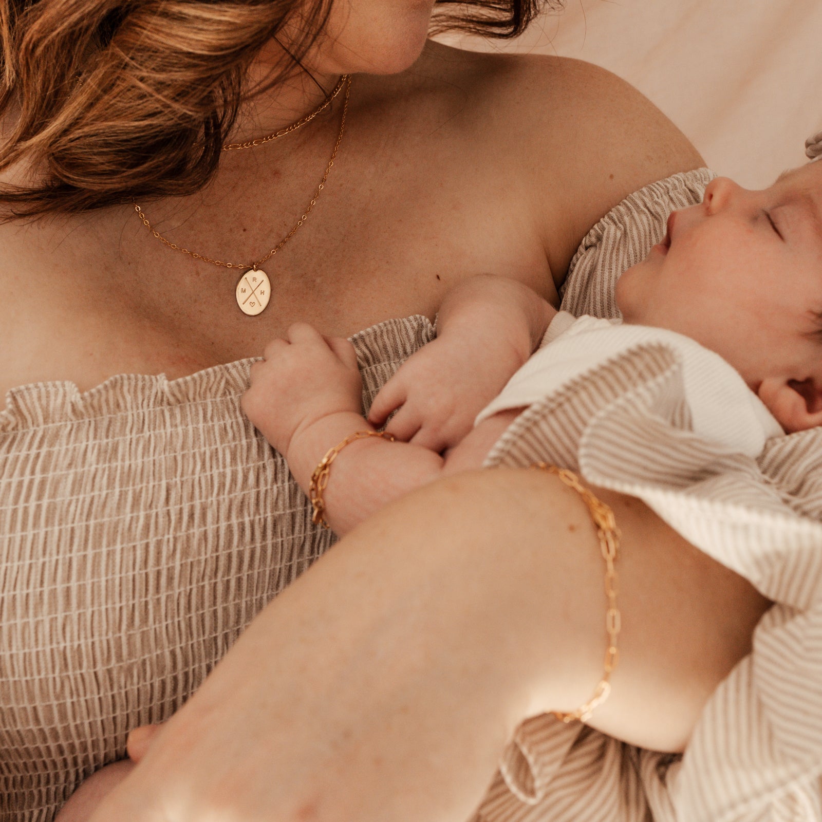 Personalised jewellery - KBN Jewellery - handmade jewellery - cross my heart - initial necklace - symbol necklace – custom initial necklace – children initials - Cross my heart necklace – dainty jewellery