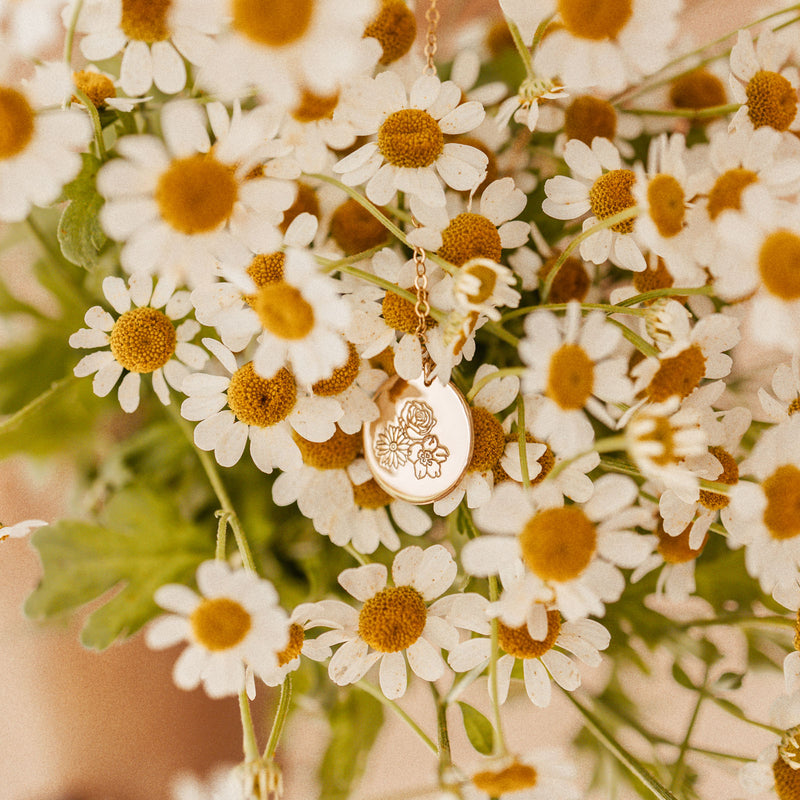 Large Blossom Posy • Large Pendant Necklace