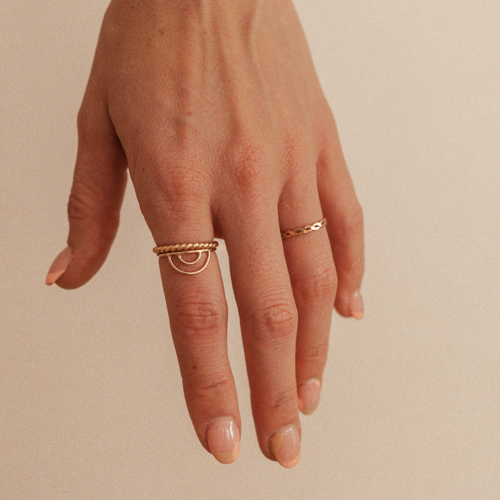 Personalised jewellery – handmade jewellery – KBN jewellery – dainty ring – affordable ring – stacking ring – twist ring – handmade jewellery – Australian made 