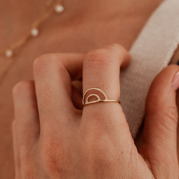 Nova Ring | Silver & Gold Jewellery  | Kellective by Nikki