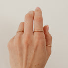 Hazel Twisted Rope minimalist Stacking Ring | Silver & Gold Personalised Jewellery Gifts | Kellective by Nikki | Christmas birthday gifts for friends, women, her, mum, grandma