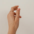 Hazel Twisted Rope minimalist Stacking Ring | Silver & Gold Personalised Jewellery Gifts | Kellective by Nikki | Christmas birthday gifts for friends, women, her, mum, grandma