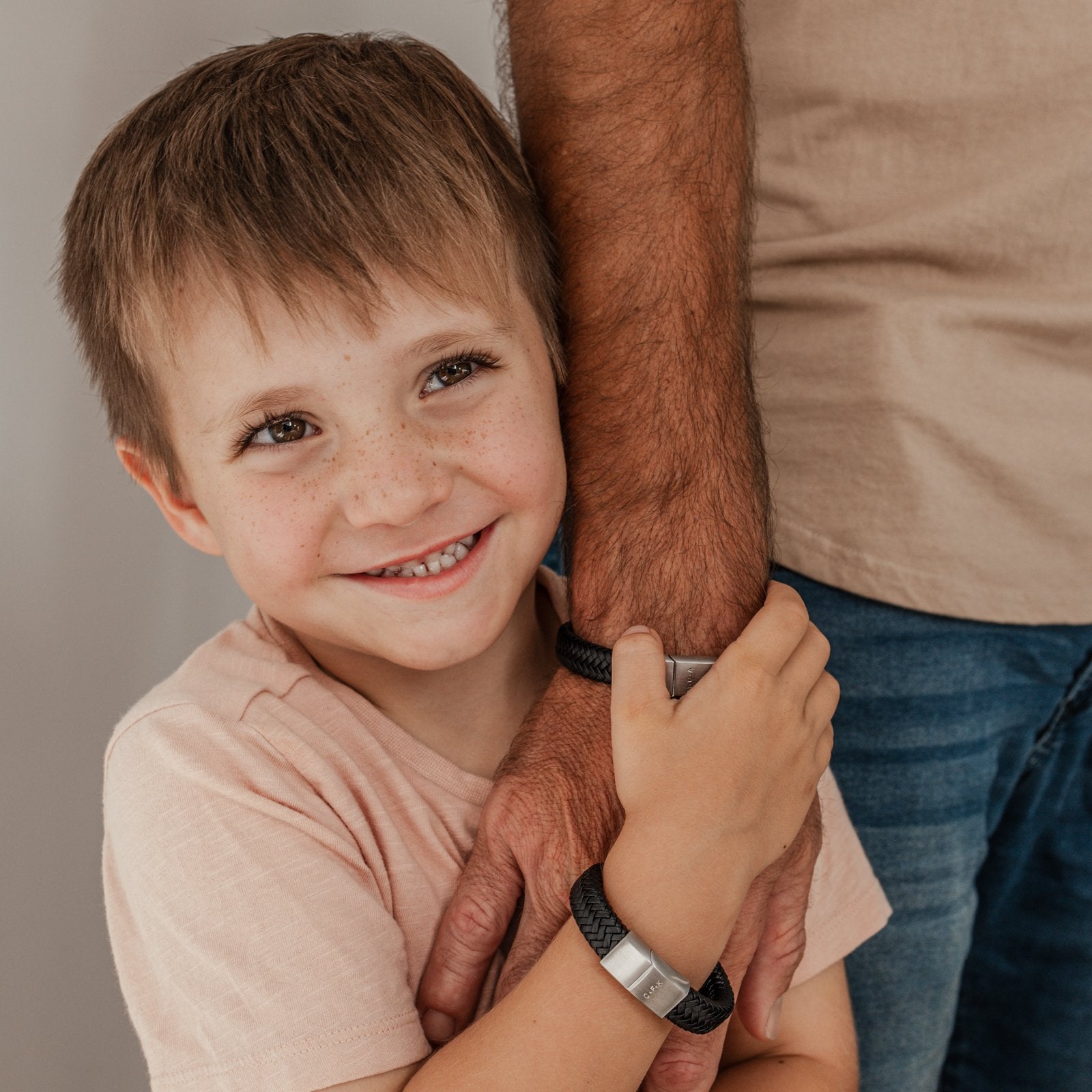 Personalised boy’s cord bracelet – boy’s bracelet  – KBN Jewellery - boy’s personalised bracelet – cord bracelet personalised – brown cord bracelet – black bracelet  – handmade bracelet – initial boy’s bracelet  - personalised gift for your son – personalised boy’s gift – personalised leather bracelet 