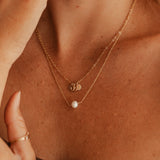 Florence • Tiny Pendant Necklace • Choose Number of Pendants