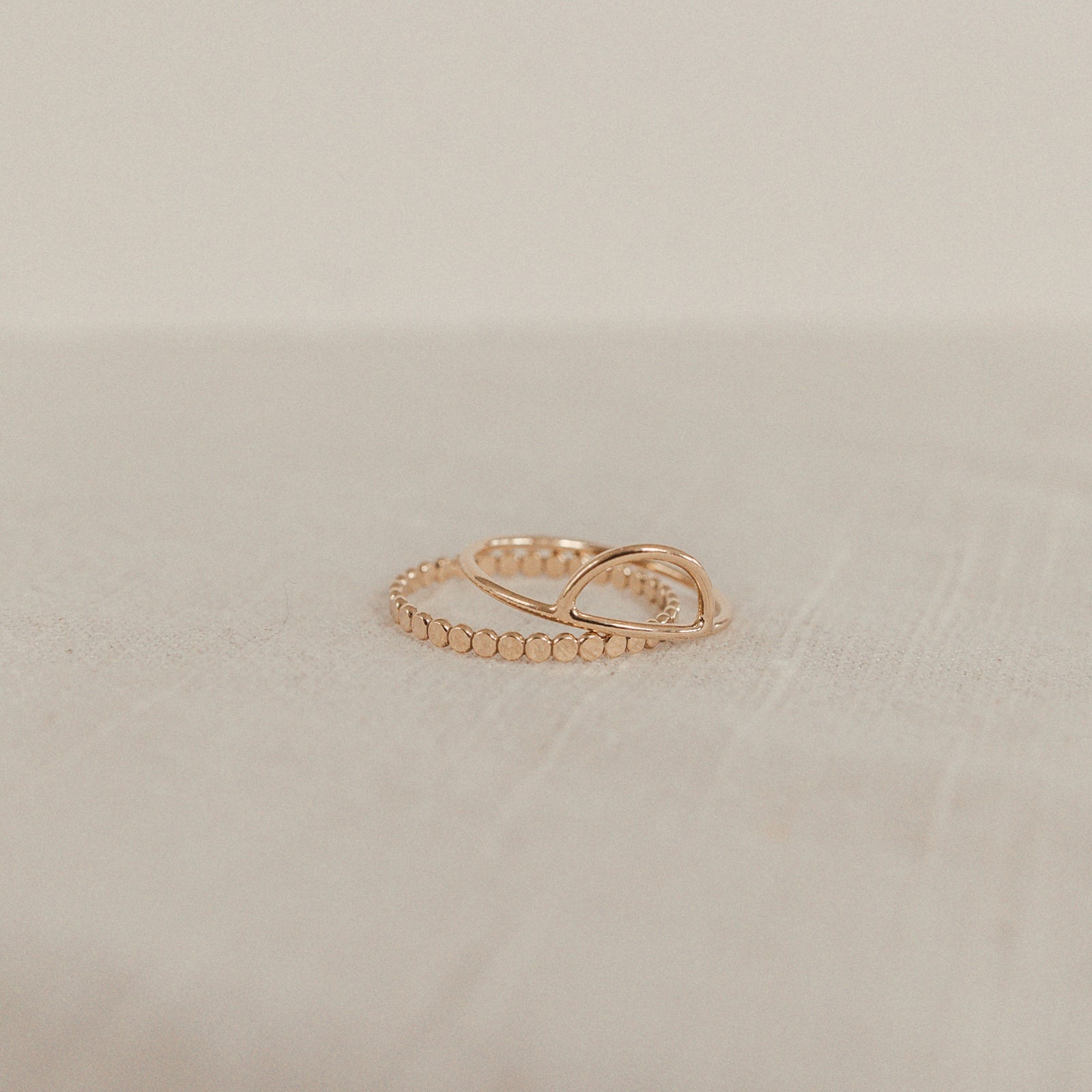 Personalised jewellery - KBN Jewellery - handmade jewellery – Personalised Jewellery gifts – Dainty jewellery – half circle ring – arched ring – stacking ring – Australian made ring 