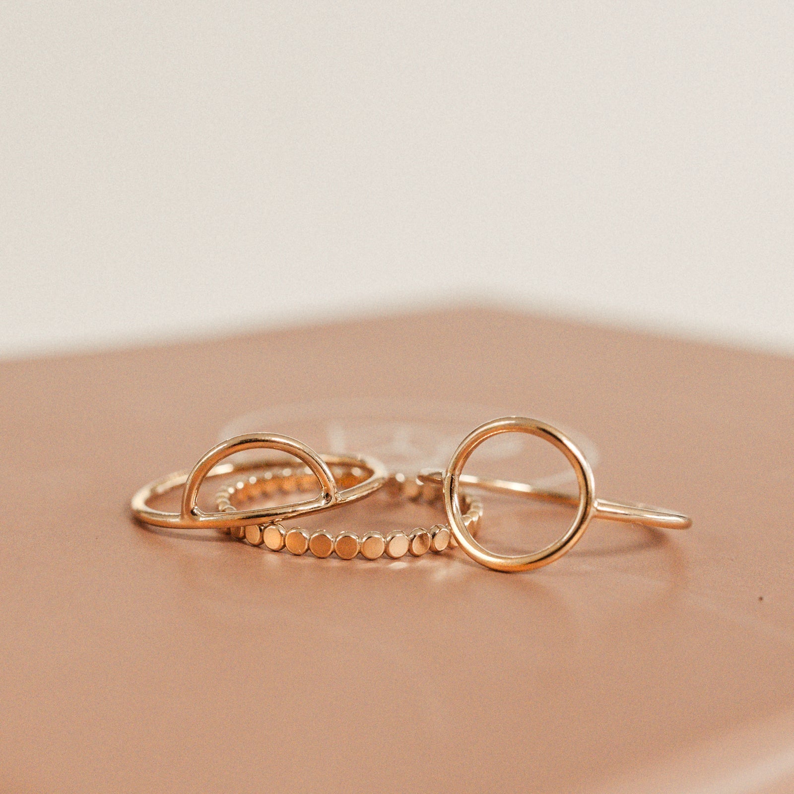 Personalised jewellery - KBN Jewellery - handmade jewellery – Personalised Jewellery gifts – Dainty jewellery – half circle ring – arched ring – stacking ring – Australian made ring 