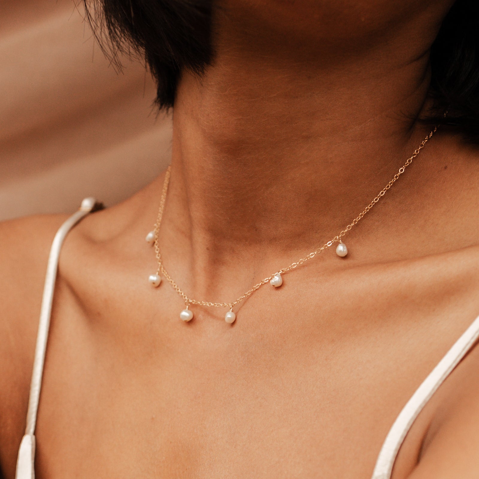 ocean Personalised jewellery - KBN Jewellery - handmade jewellery – Personalised Jewellery gifts – Dainty jewellery – pearl jewellery – pearl necklace – dainty pearl necklace – Mothers day gift – wedding gift – natural pearls – pearl jewellery – hanging pearl bracelet 