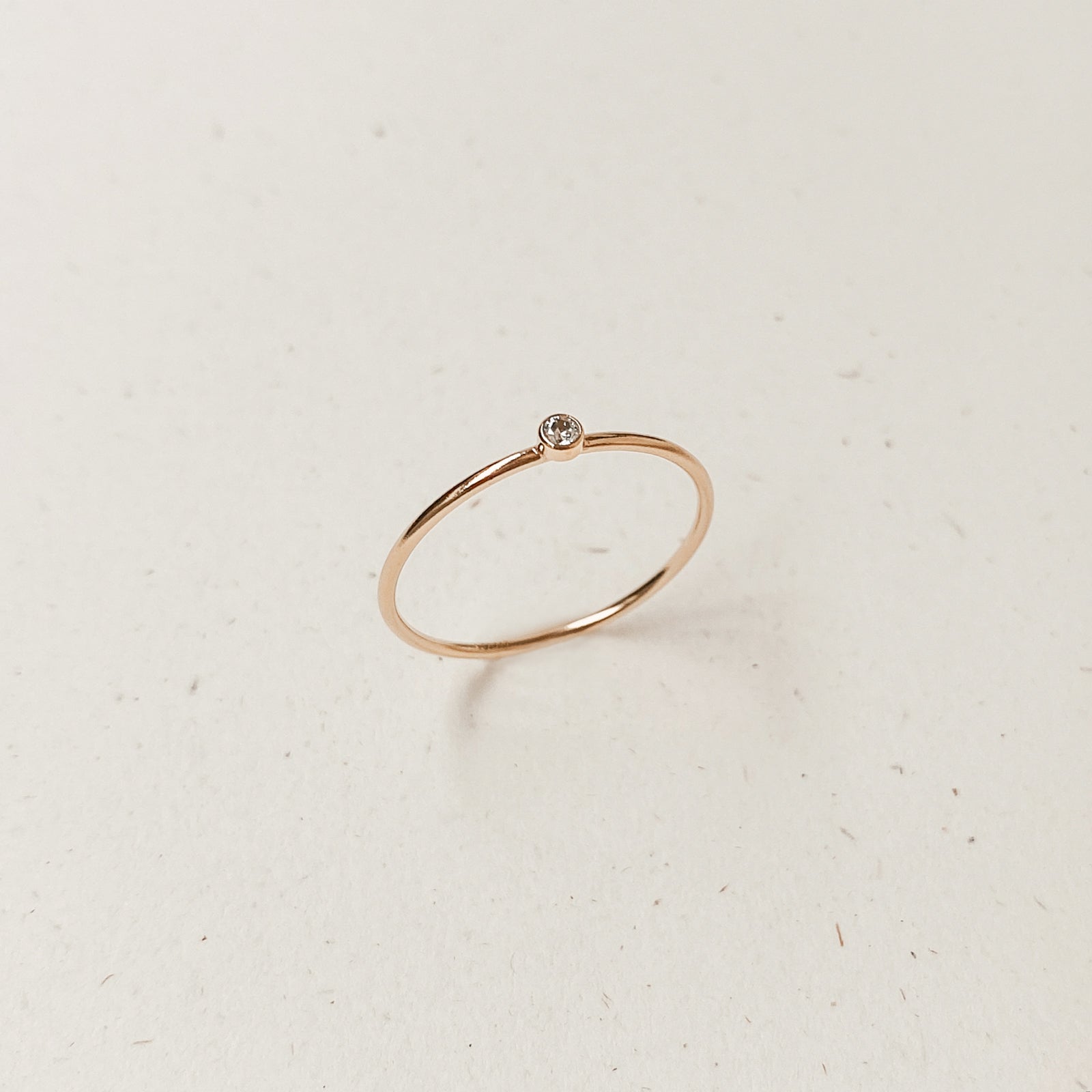 Personalised jewellery – handmade jewellery – KBN jewellery – dainty ring – birth month ring – birthstone ring – affordable ring – March birthstone ring– ring – personalised ring - 