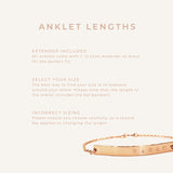 Macie • Pendant Anklet