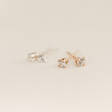 april birthstone studs diamond stone purity eternity symbol sterling silver goldfill