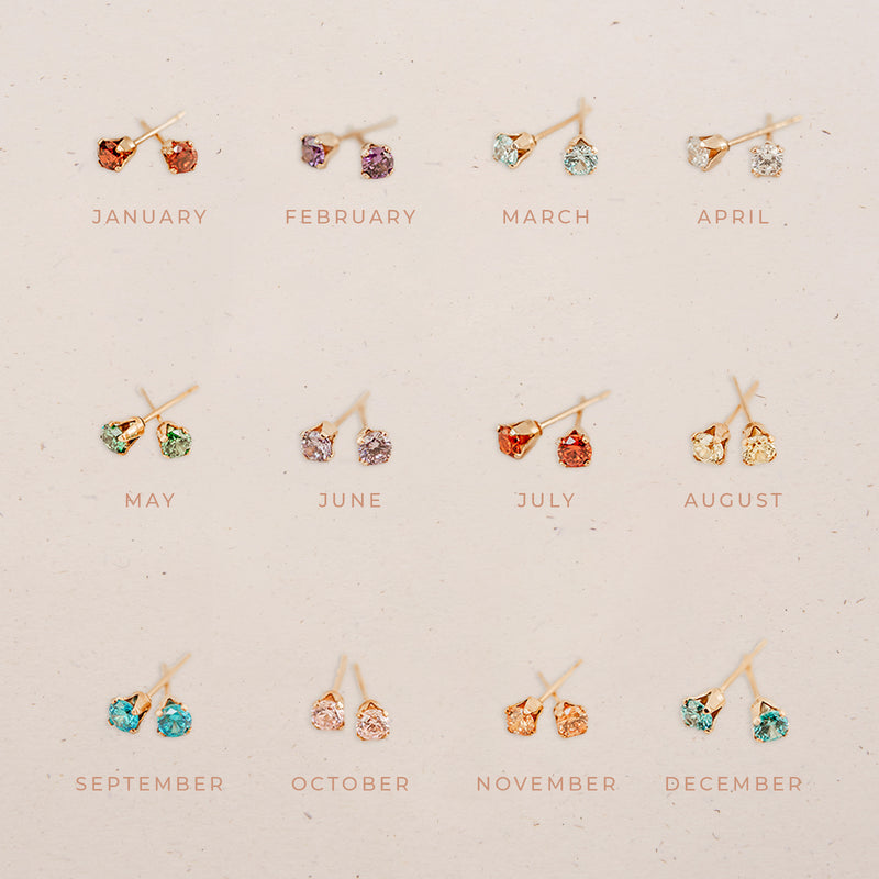 Birthstone Studs • October