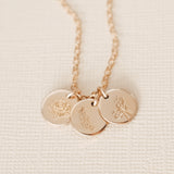 Sofia • Small Pendant Necklace • Choose Number of Pendants