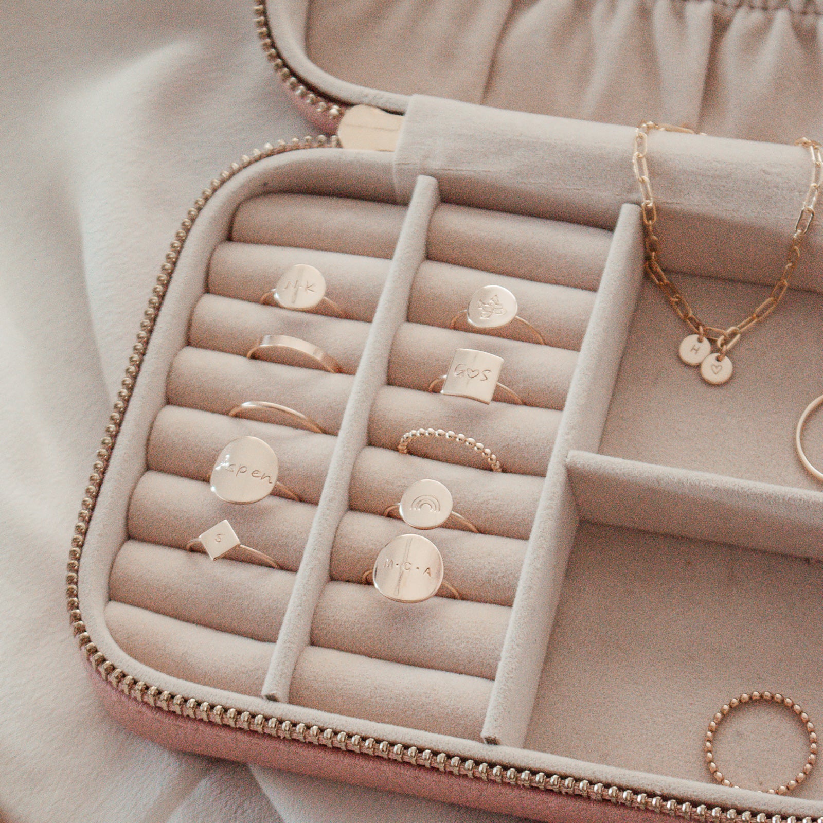 Personalised jewellery - KBN Jewellery - handmade jewellery – custom jewellery gifts – personalised ring – initial ring – butterfly ring – heart ring – Australia map ring – wing ring – infinity ring – birthflower ring – paw print ring – rainbow ring – sunflower ring 