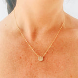 Harper • Small Pendant Necklace • Double Hole