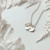 Florence • Tiny Pendant Necklace • Choose Number of Pendants