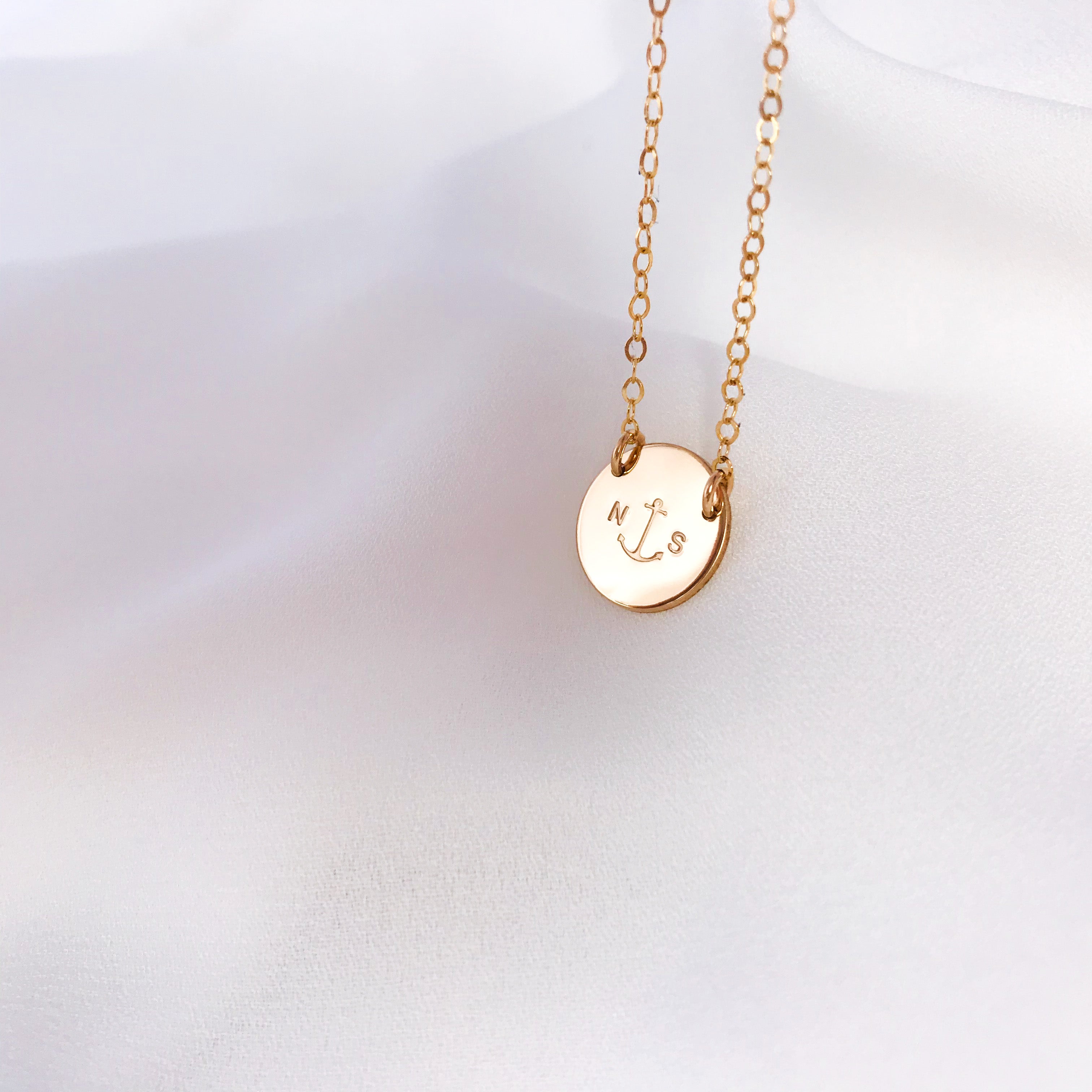 You + Me Medium Pendant Necklace - KBN Jewellery - personalised necklace - initial necklace - personalised gift - children's initial necklace - gift ideas for mum - personalised mothers day orders