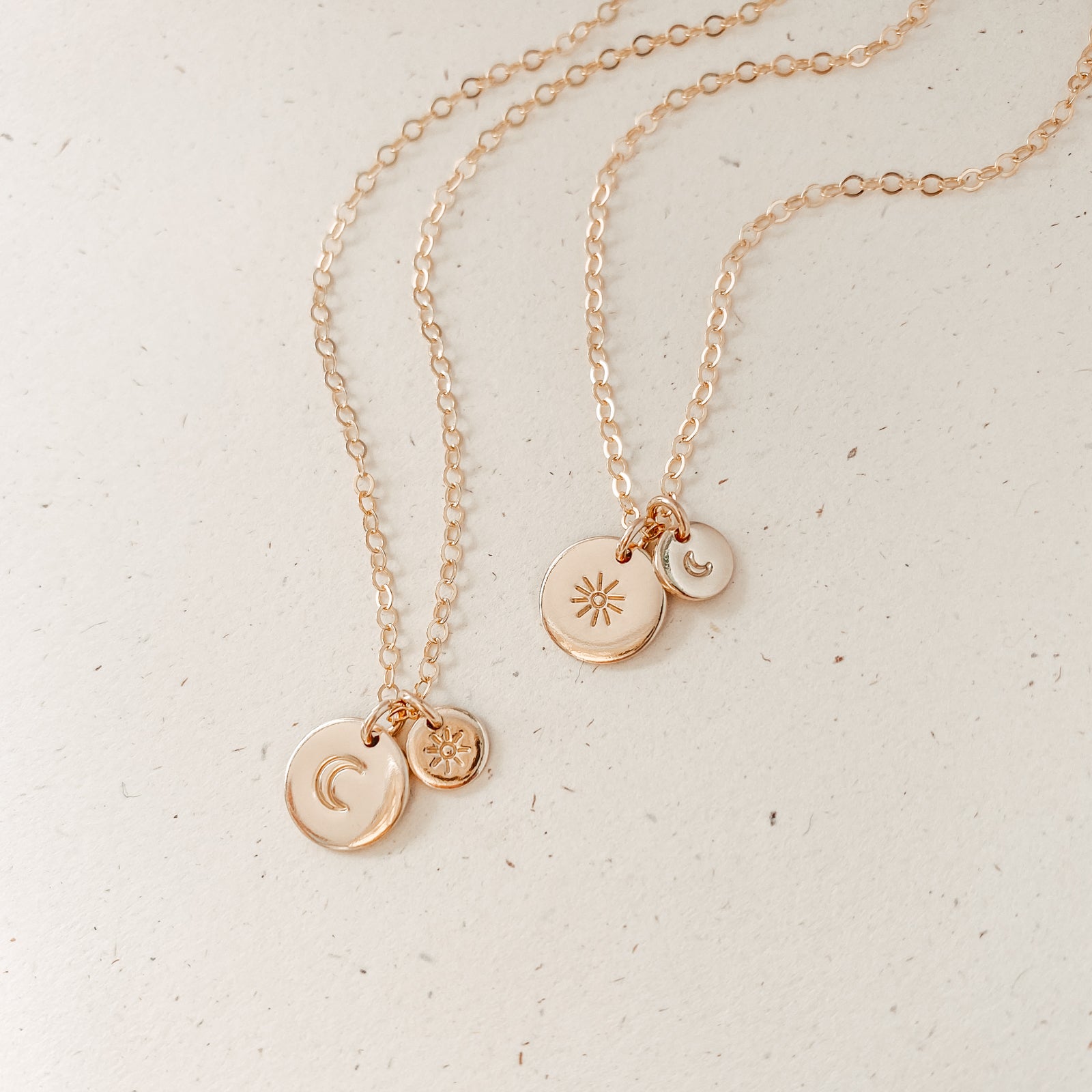 Personalised jewellery - KBN Jewellery - handmade jewellery – Personalised Jewellery gifts – personalised necklace – simple pendants – symbol necklace – initial necklace – dainty jewellery 