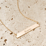 Mia • Long Bar Necklace