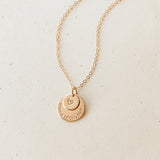 Soren • Large & Small Stacking Pendant Necklace